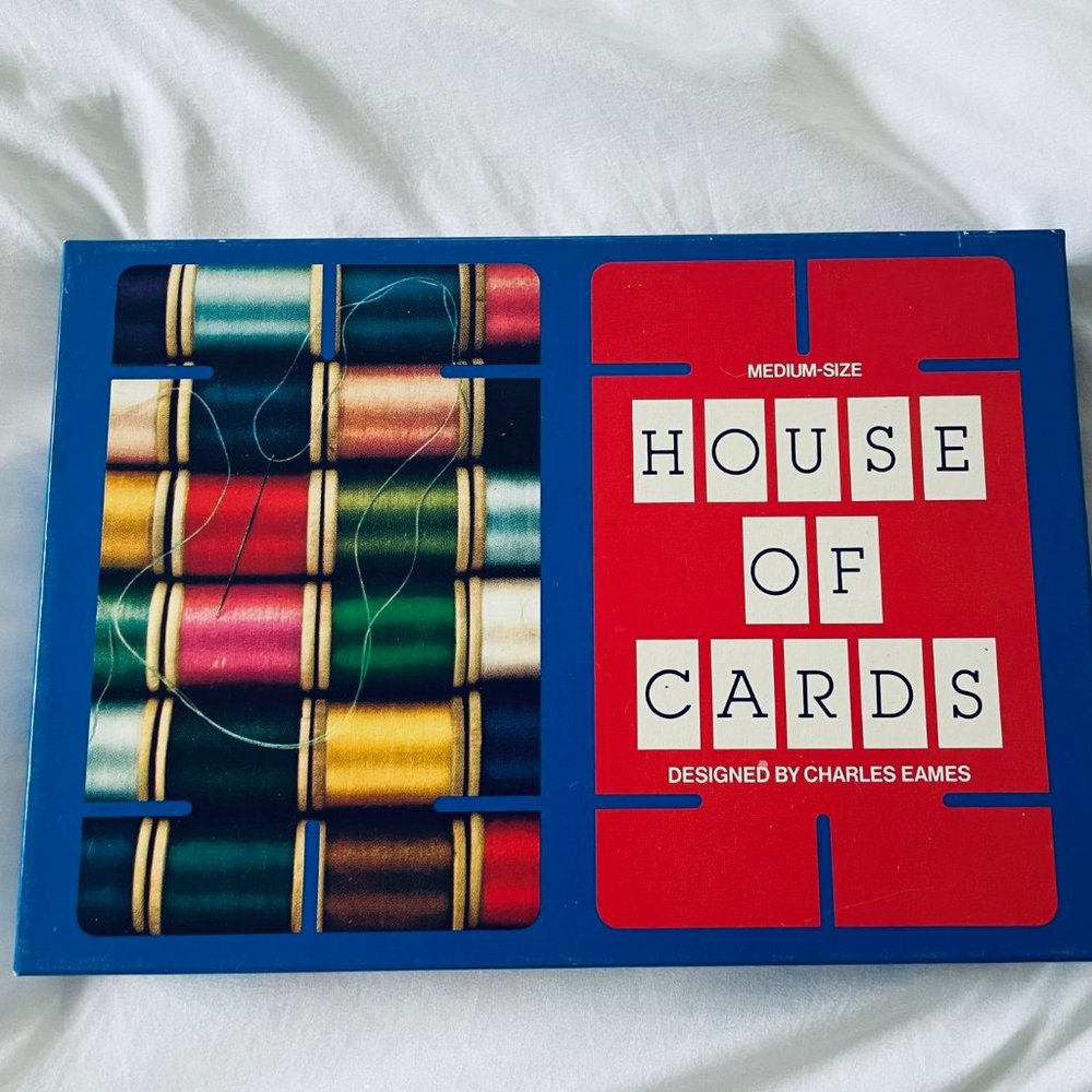 House of Cards: MoMA, VINTAGE 1992, Medium Decks, Charles Eames, 32 Complete set